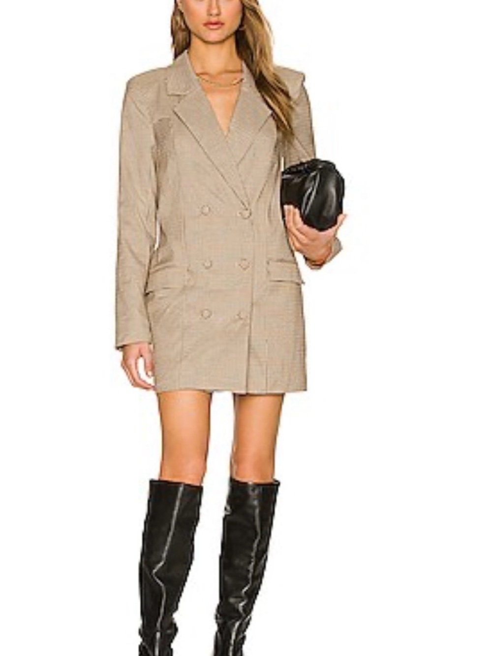 MAJORELLE Carlina Plaid Blazer Dress from REVOLVE